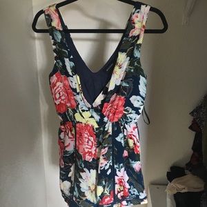 MINKPINK floral romper